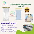 Plastik Steril Standard 2.041 ml Whirl Pak B01323 1