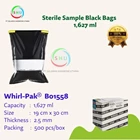 Sterile Sample Black Bags 1.627 ml Whirl Pak B01558 1